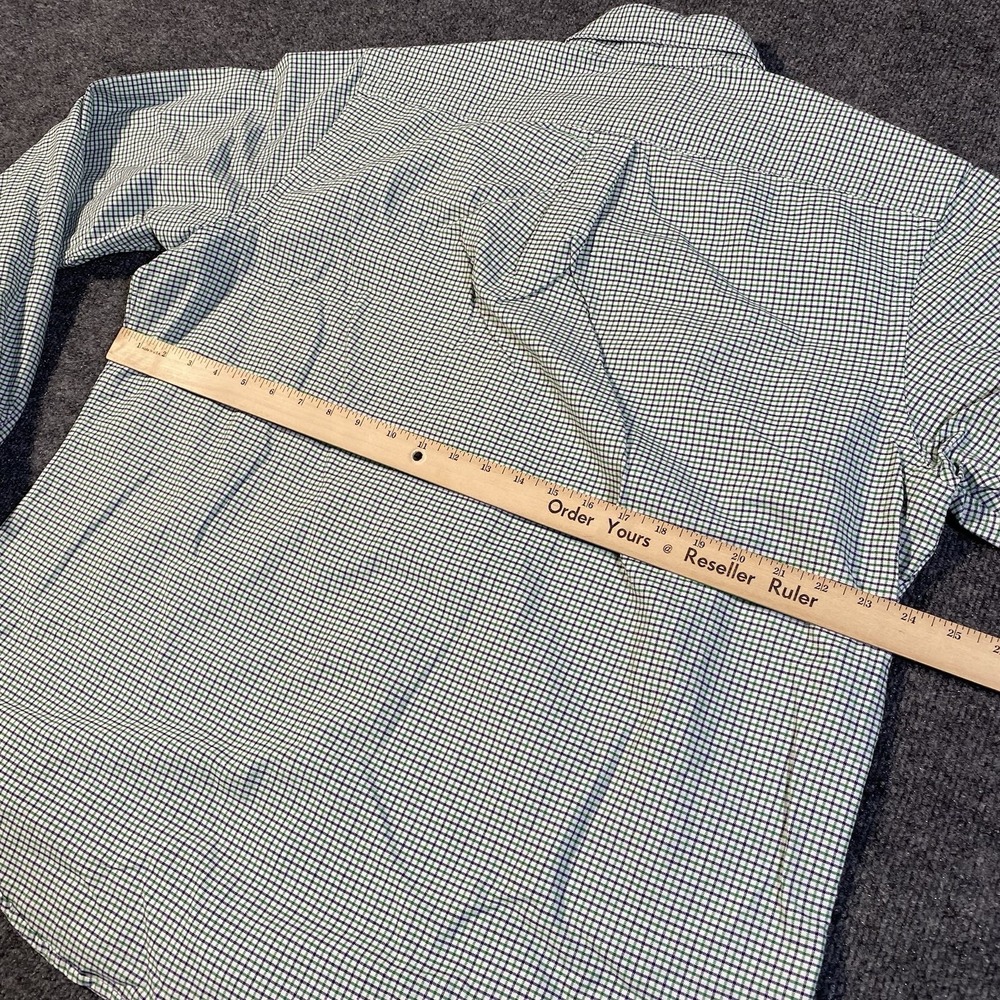 Ralph Lauren Check Pattern Long Sleeve Button Shirt Mens XL Preppy Flesh Pony - Picture 8 of 9